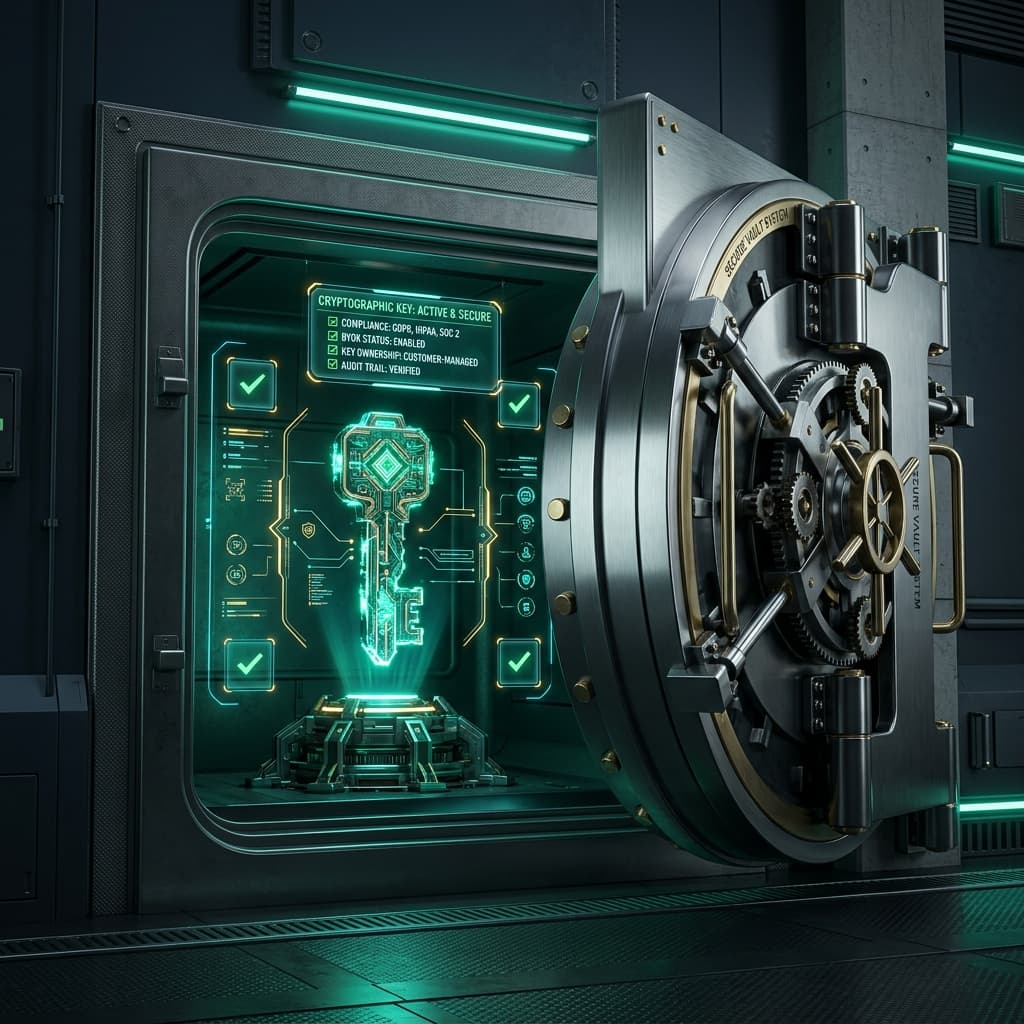 Guaranteeing Data Privacy with BYOK Architecture